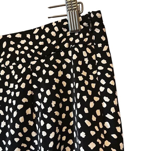 Nasty Gal Skirt Black White‎ Polka Dot Ruffle Asymmetrical Midi US 10 - Picture 4 of 6